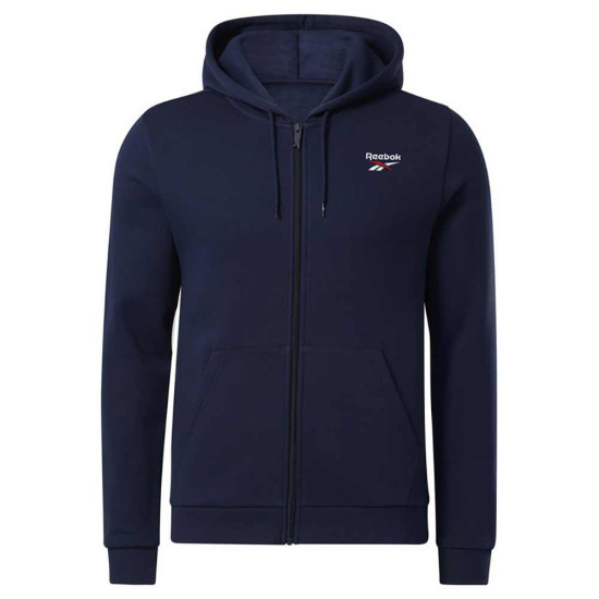 Reebok Ανδρική Ζακέτα Identity Small Logo Fleece Full-Zip Hoodie